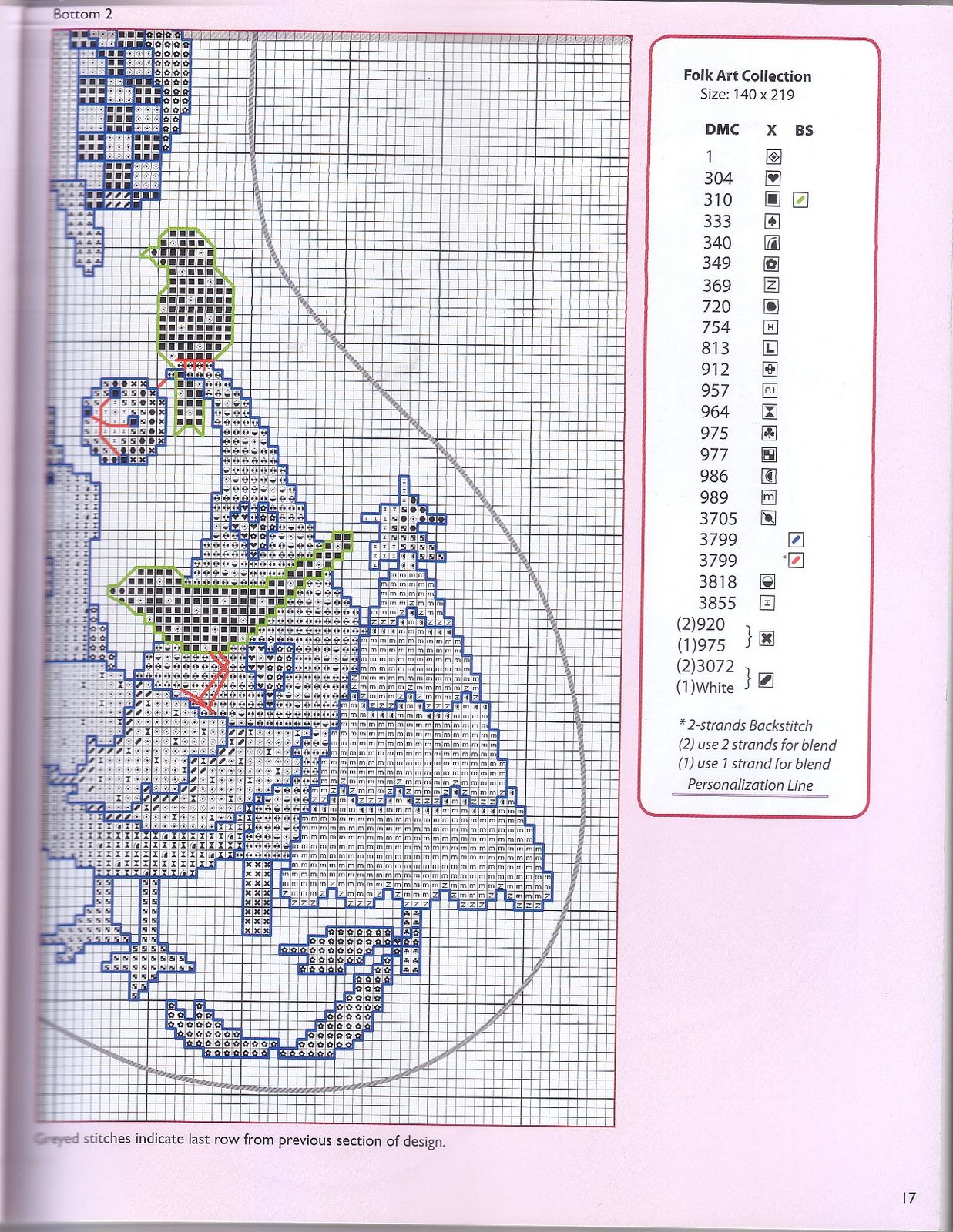 Schema punto croce Calza Babbonatale 25d