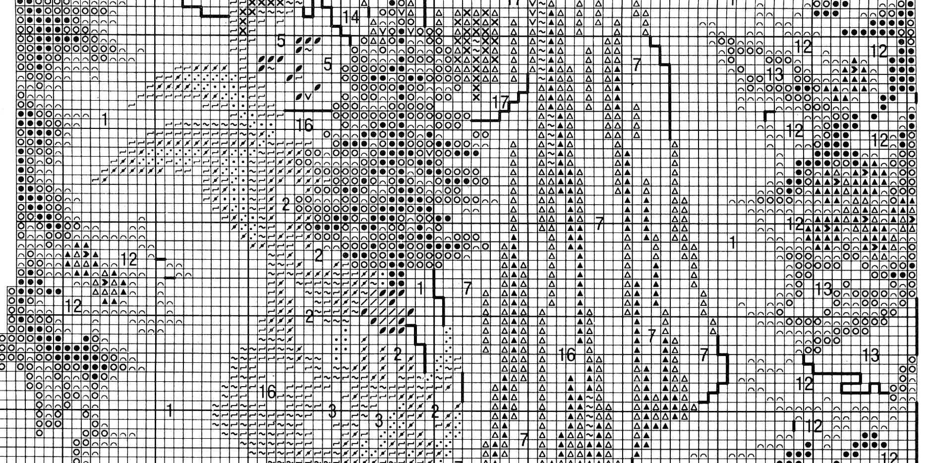 Schema punto croce Calza Babbonatale 5d