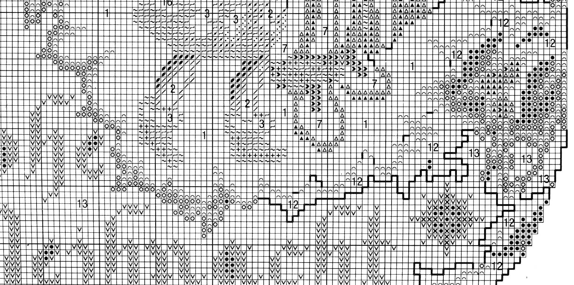 Schema punto croce Calza Babbonatale 5e
