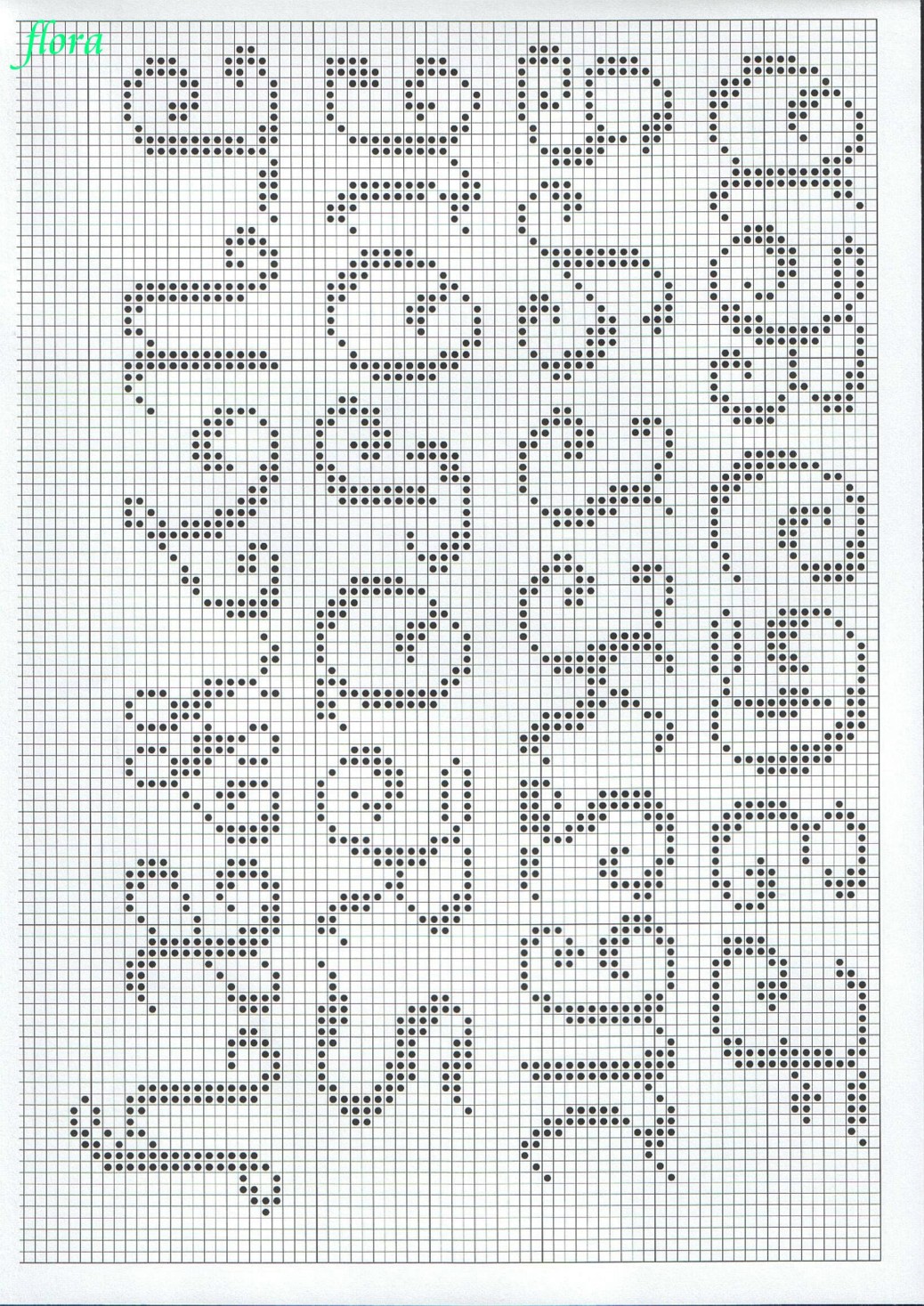 Schema punto croce Calza Babbonatale 7g