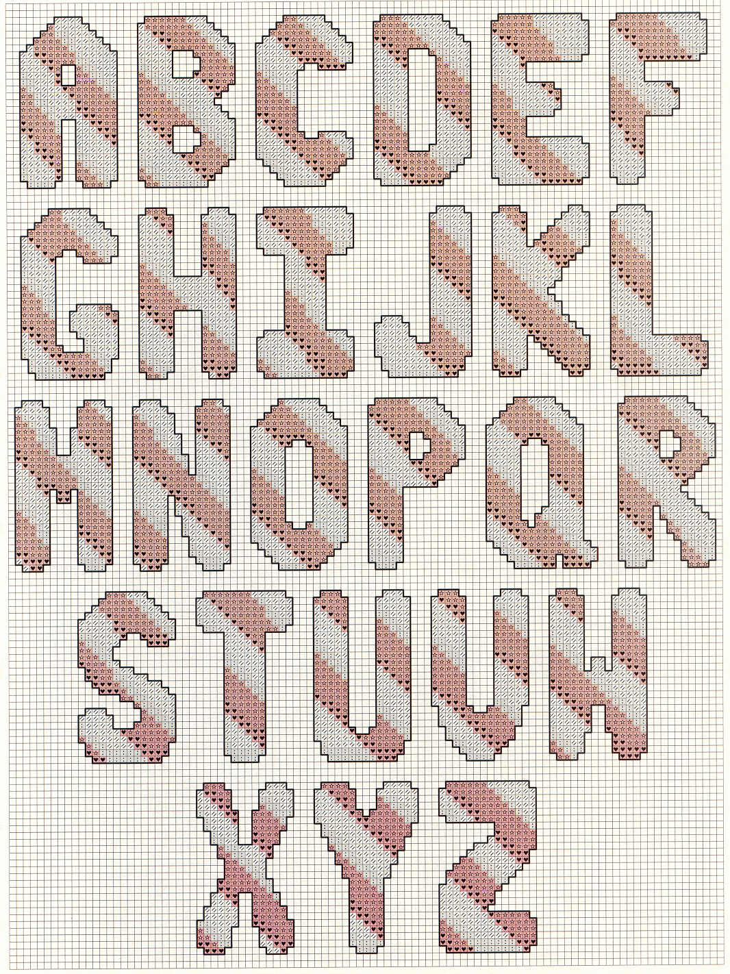 Schema punto croce Calza Babbonatale 9b