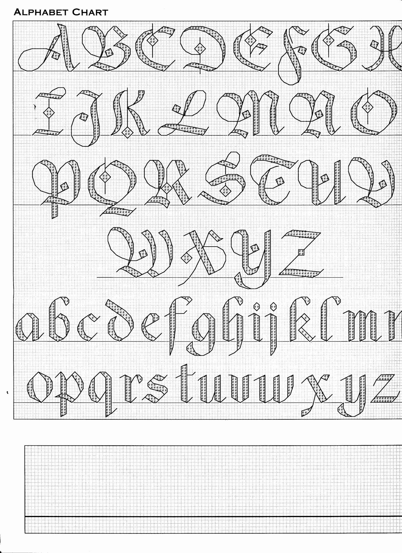 Schema punto croce Calza Tris Angeli 1h