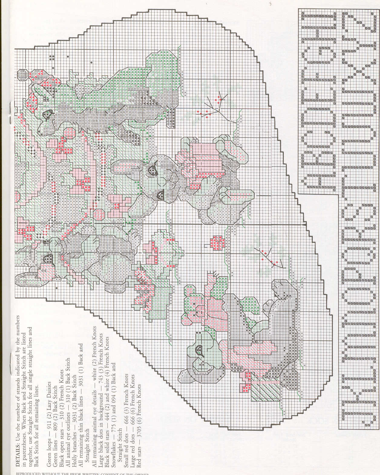 Schema punto croce Calze Varie 1e