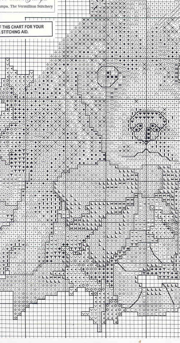 Schema punto croce Cuccioli Natale 2L