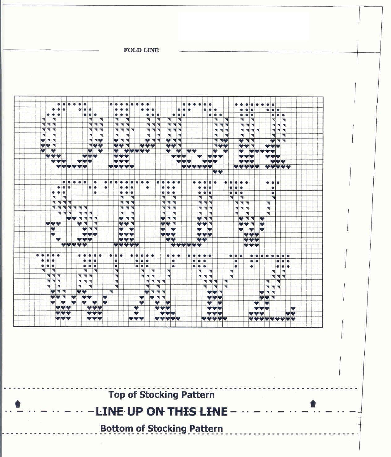 Schema punto croce Cuccioli Natale 2m