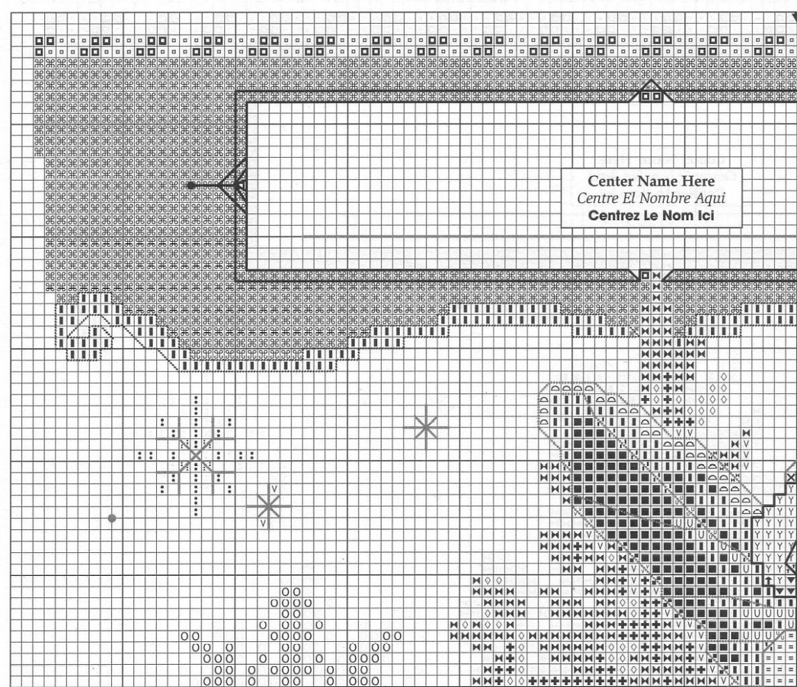 Schema punto croce Fate E Fiocchi Di Neve 3