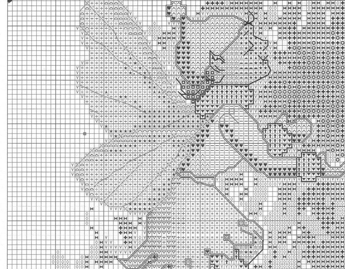 Schema punto croce Fate E Fiocchi Di Neve 5
