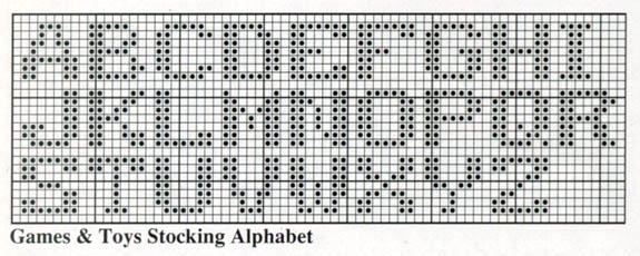 Schema punto croce Giocattoli 1b
