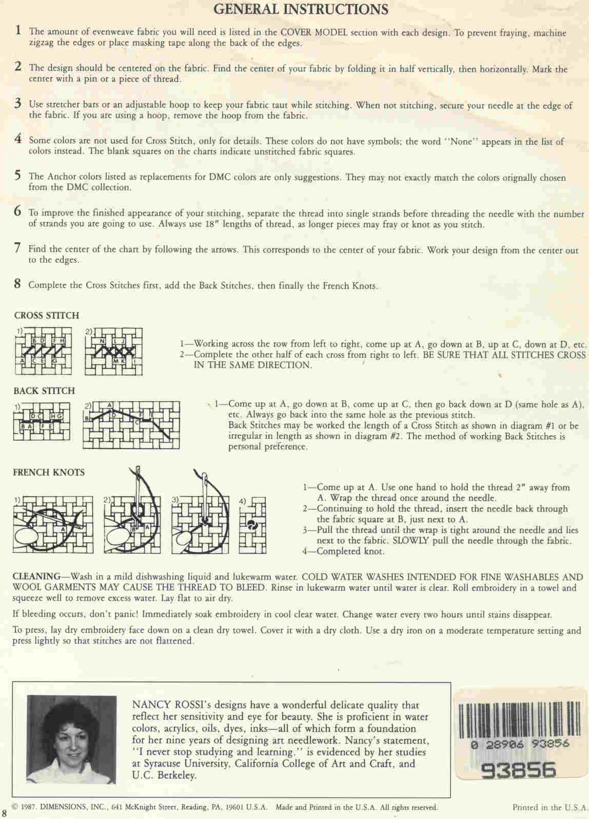 Schema punto croce Misto 8