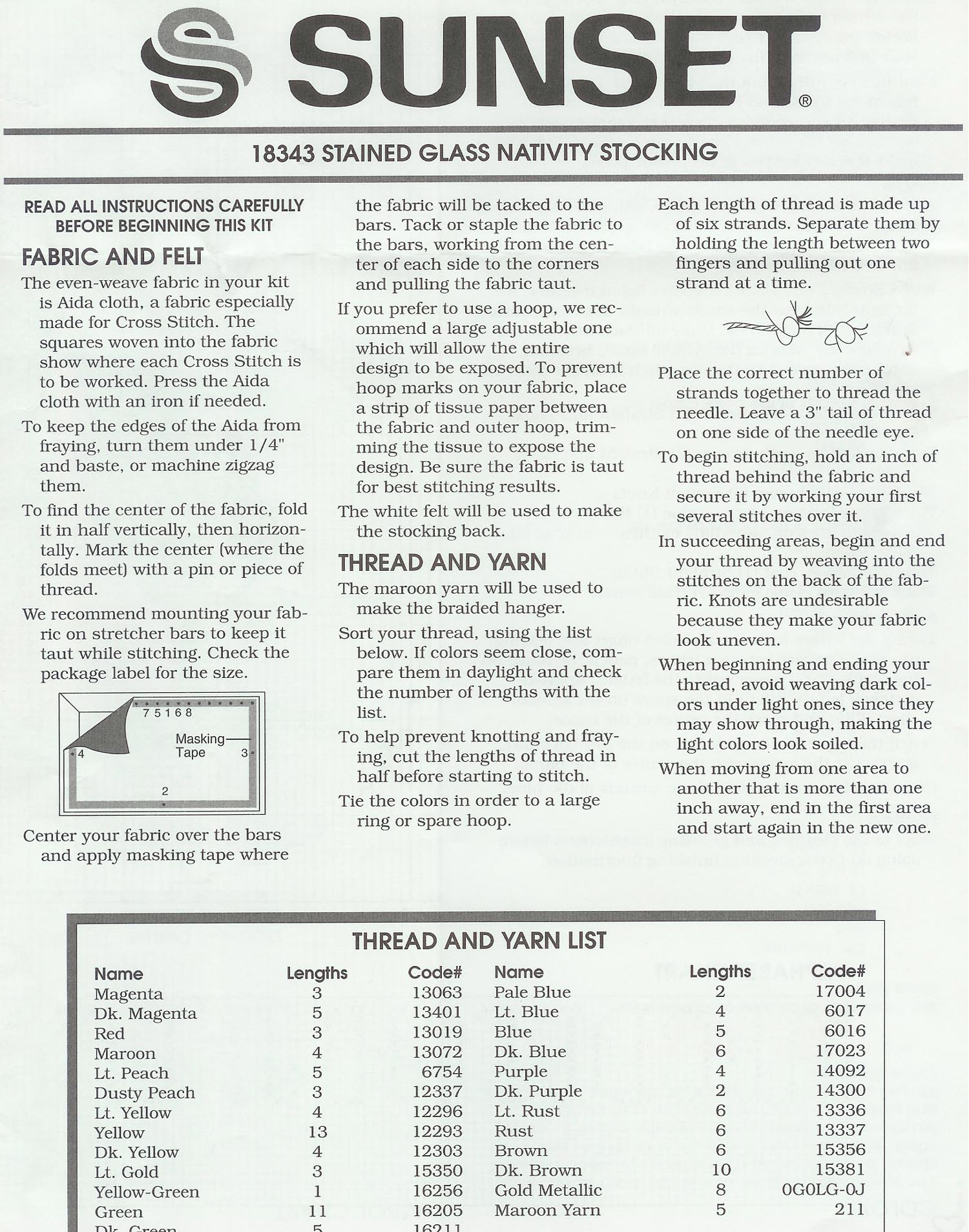 Schema punto croce Nascita 12