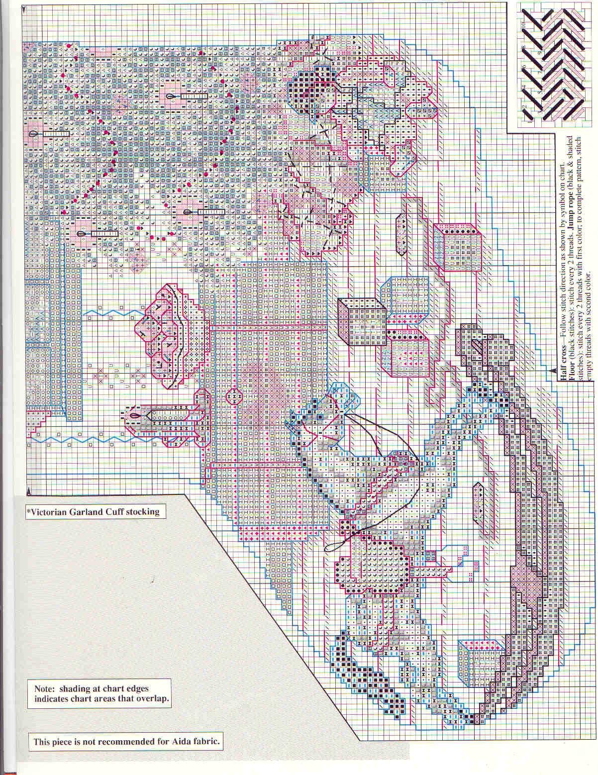 Schema punto croce Natale-nord 2