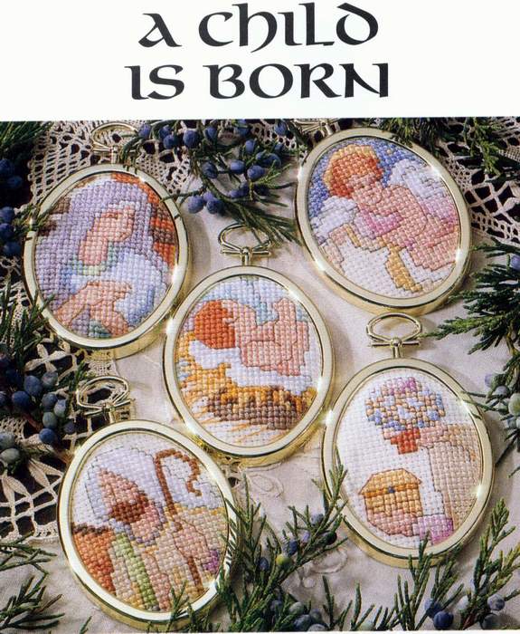 Schema punto croce Presepe 2