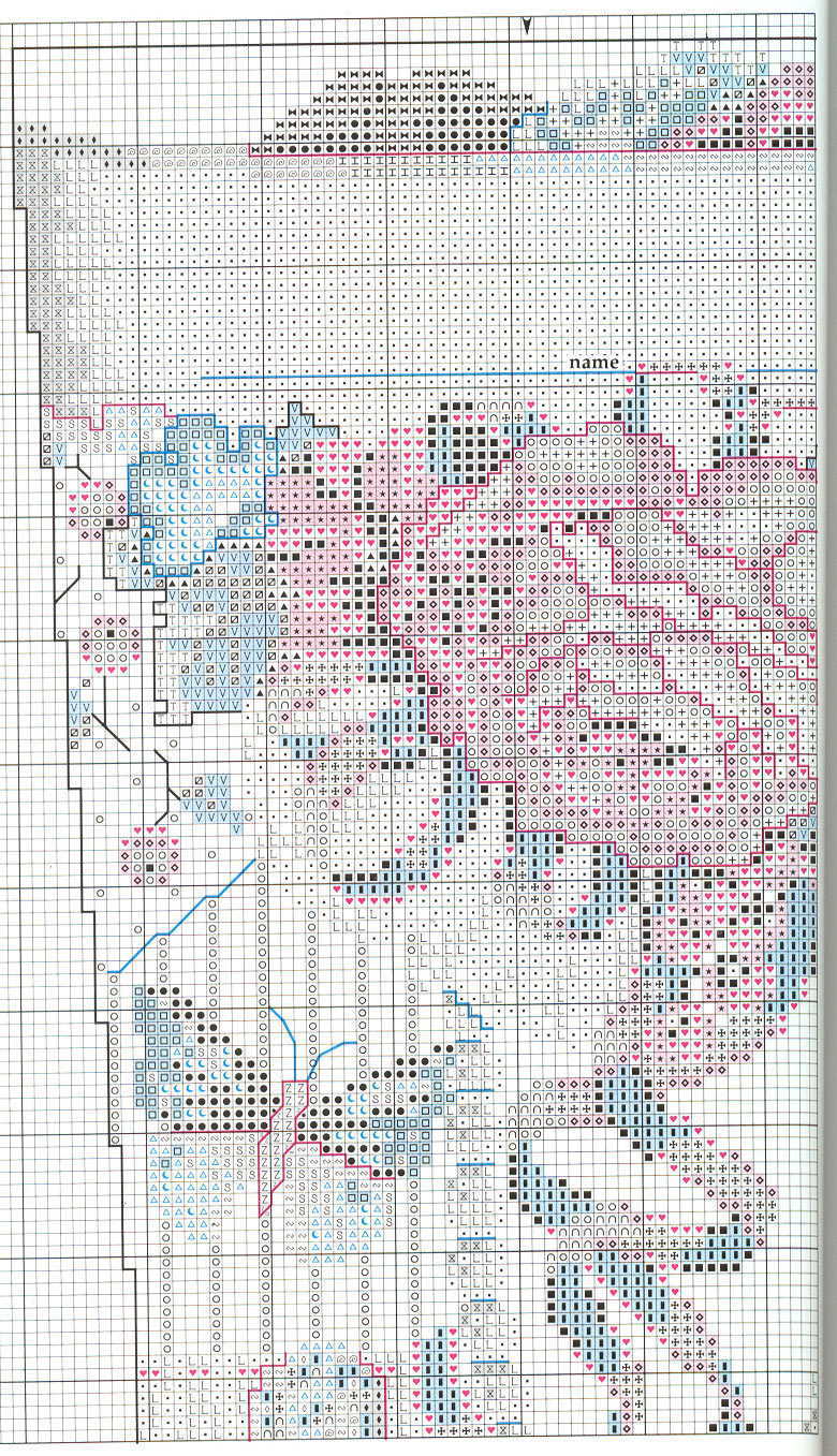 Schema punto croce Regale 3