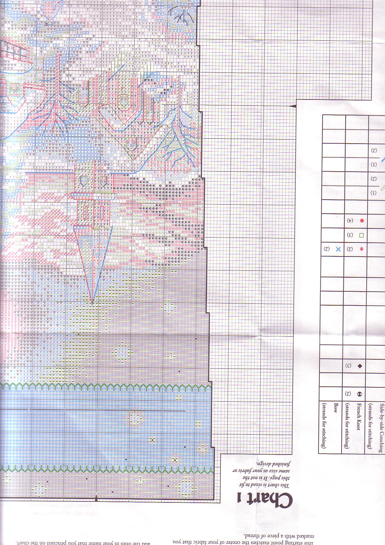 Schema punto croce Slitta 5