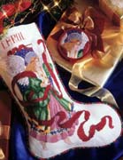 Schema punto croce Calza Angelo 1a