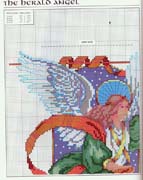 Schema punto croce Calza Angelo 1b