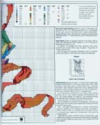 Schema punto croce Calza Angelo 1e