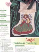 Schema punto croce Calza Angelo 3a