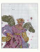 Schema punto croce Calza Angelo 4c