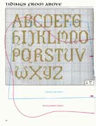 Schema punto croce Calza Angelo 4f