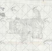 Schema punto croce Calza Gatto Topo 1g