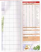 Schema punto croce Calza Omino 3c