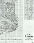 Schema punto croce Calza Omino 6c