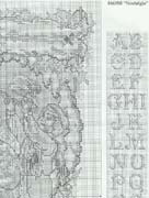 Schema punto croce Calza Omino 6g