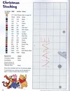 Schema punto croce Calza Pooh 1b