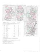 Schema punto croce Calza Topini 2e