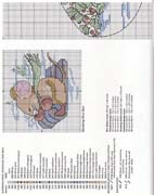 Schema punto croce Calza Topini 3b