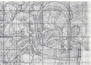 Schema punto croce Cuccioli Natale 2h