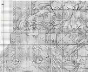 Schema punto croce Cuccioli Natale 2i