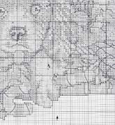 Schema punto croce Cuccioli Natale 2k