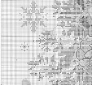 Schema punto croce Fate E Fiocchi Di Neve 2