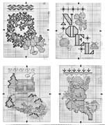 Schema punto croce Mini Calze 1b