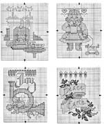 Schema punto croce Mini Calze 1g