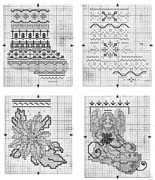 Schema punto croce Mini Calze 1h