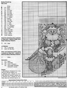 Schema punto croce Mini Calze 2b