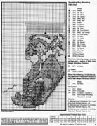 Schema punto croce Mini Calze 2i
