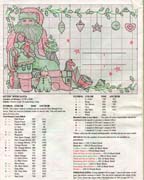 Schema punto croce Motivi Festa 1e