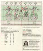 Schema punto croce Motivi Festa 1h