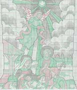 Schema punto croce Nascita 11