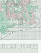 Schema punto croce Nascita 8