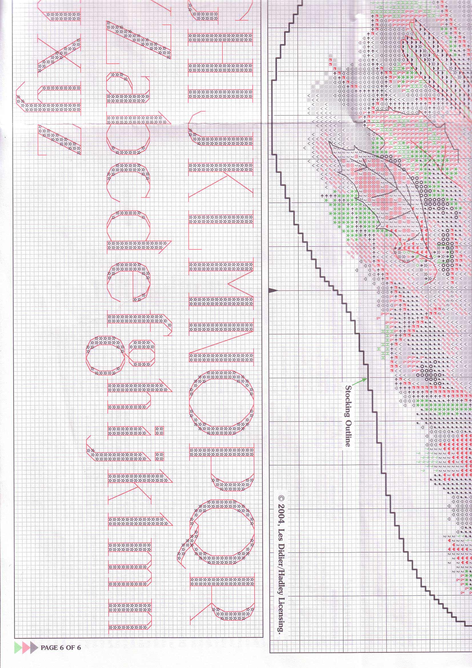 Schema punto croce Uccelli Neve 2