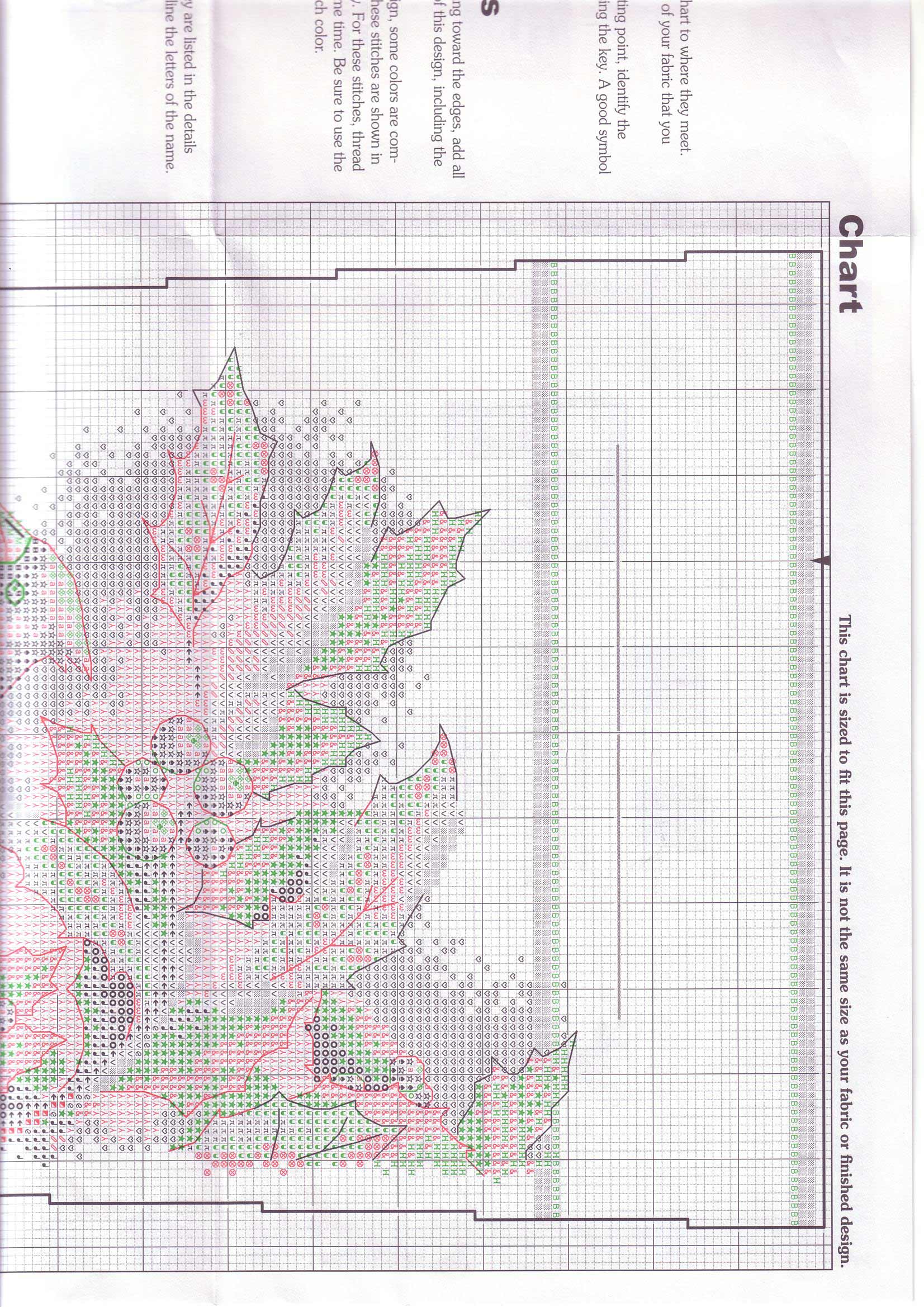 Schema punto croce Uccelli Neve 5