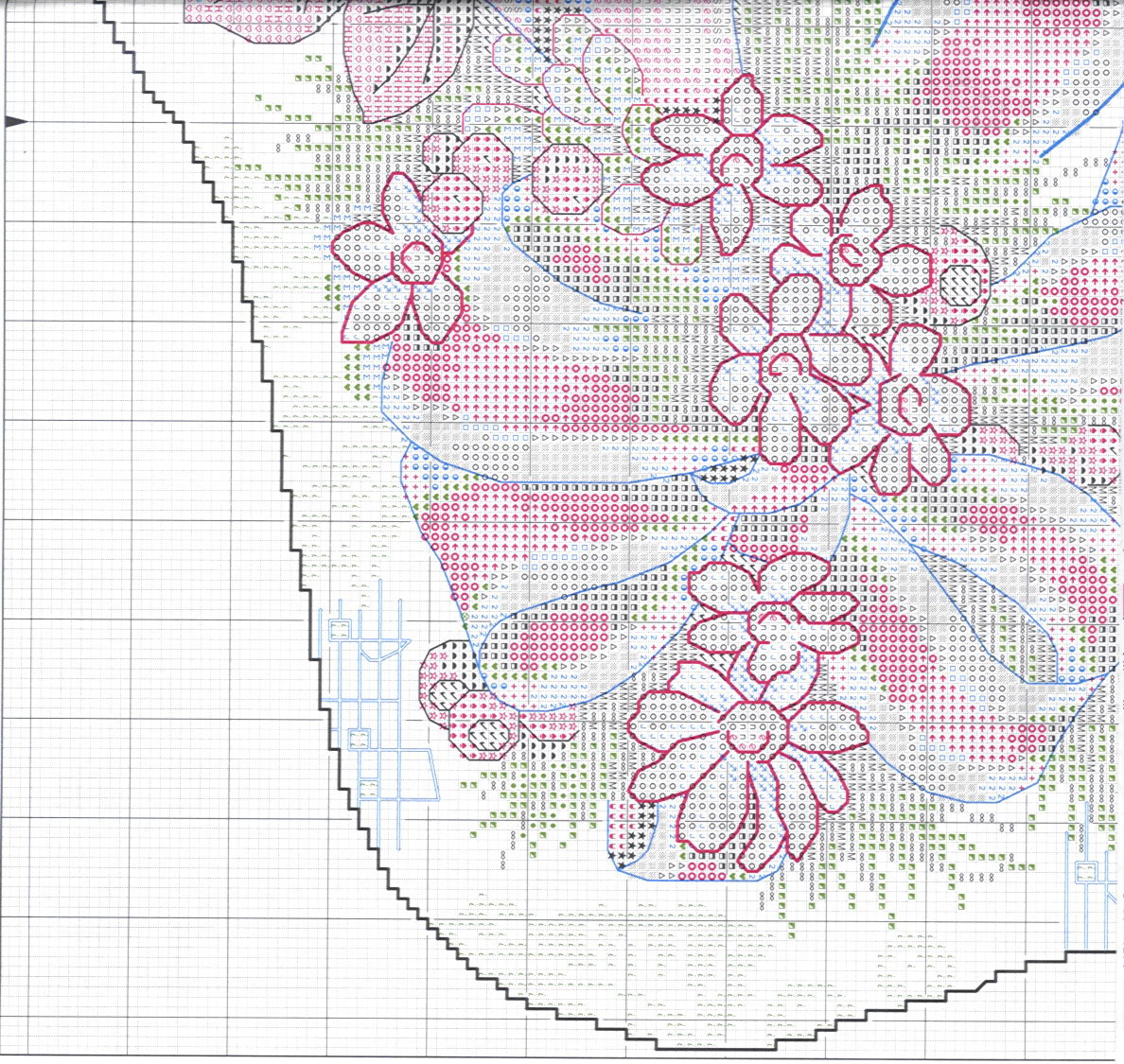 Schema punto croce Vacanze 1d