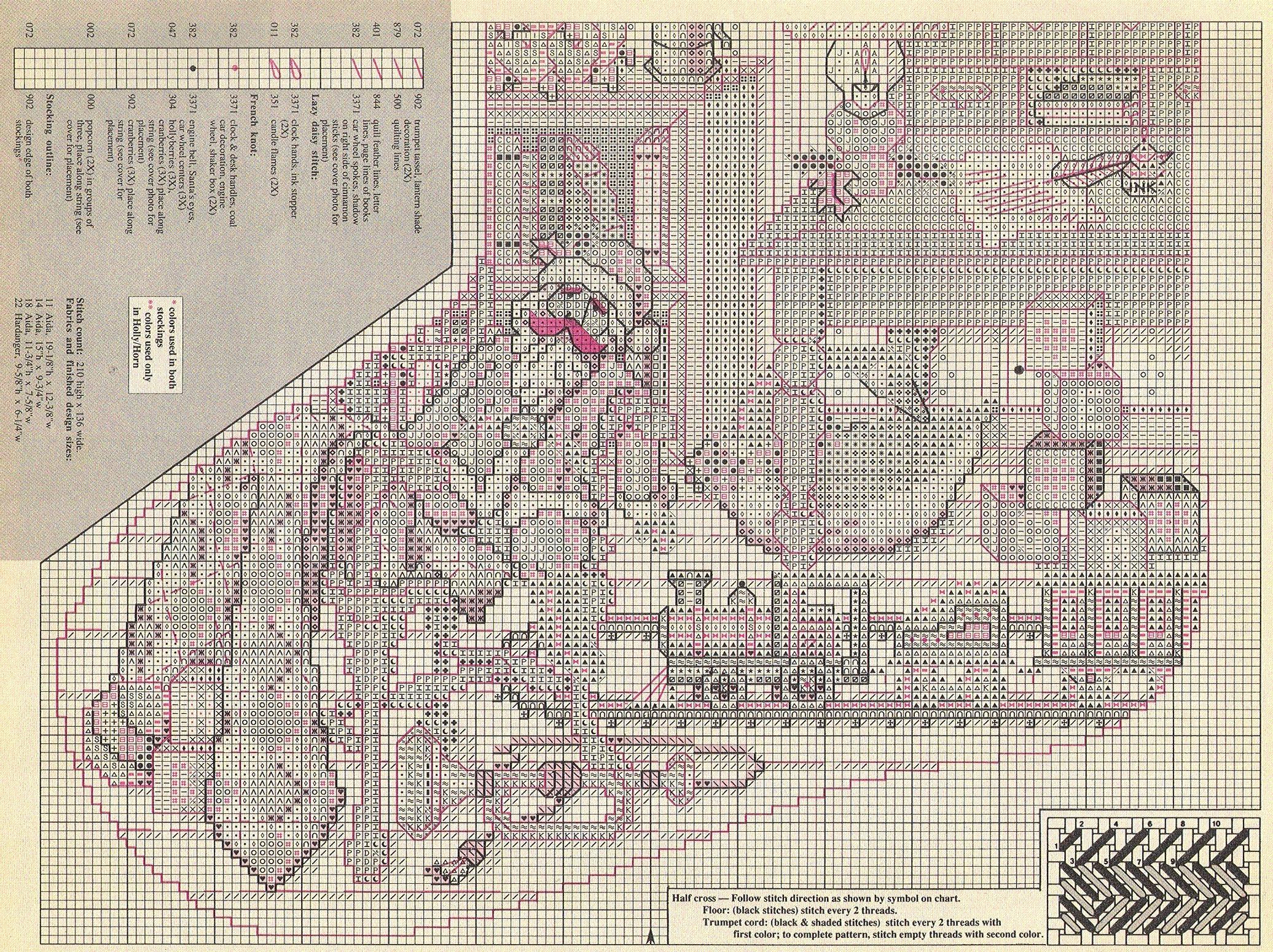 Schema punto croce Vacanze Studio 1c