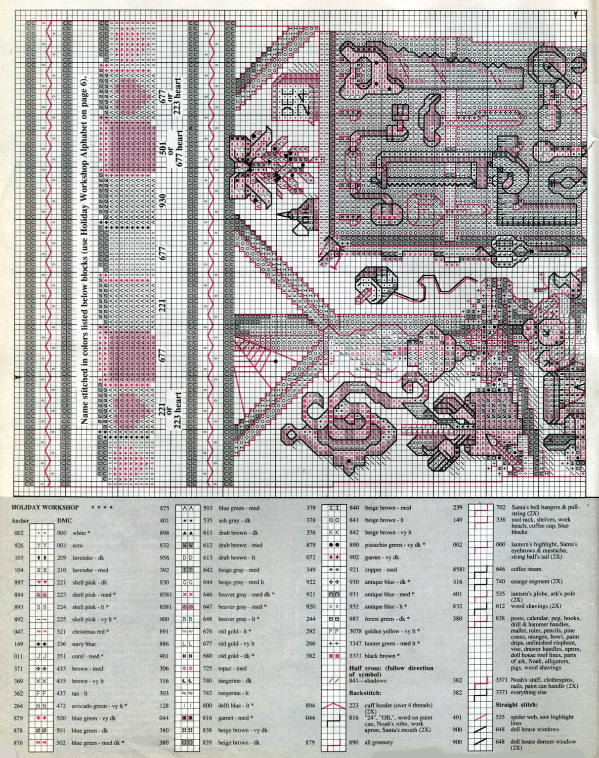 Schema punto croce Vacanze Team 1b