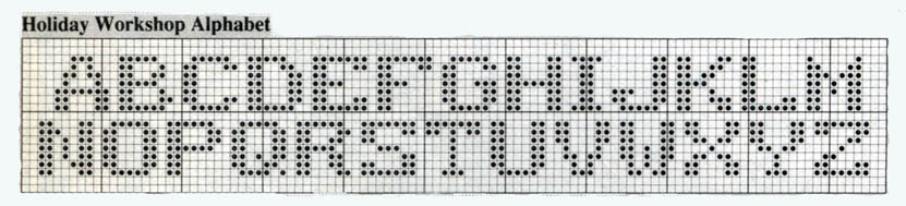 Schema punto croce Vacanze Team 1d